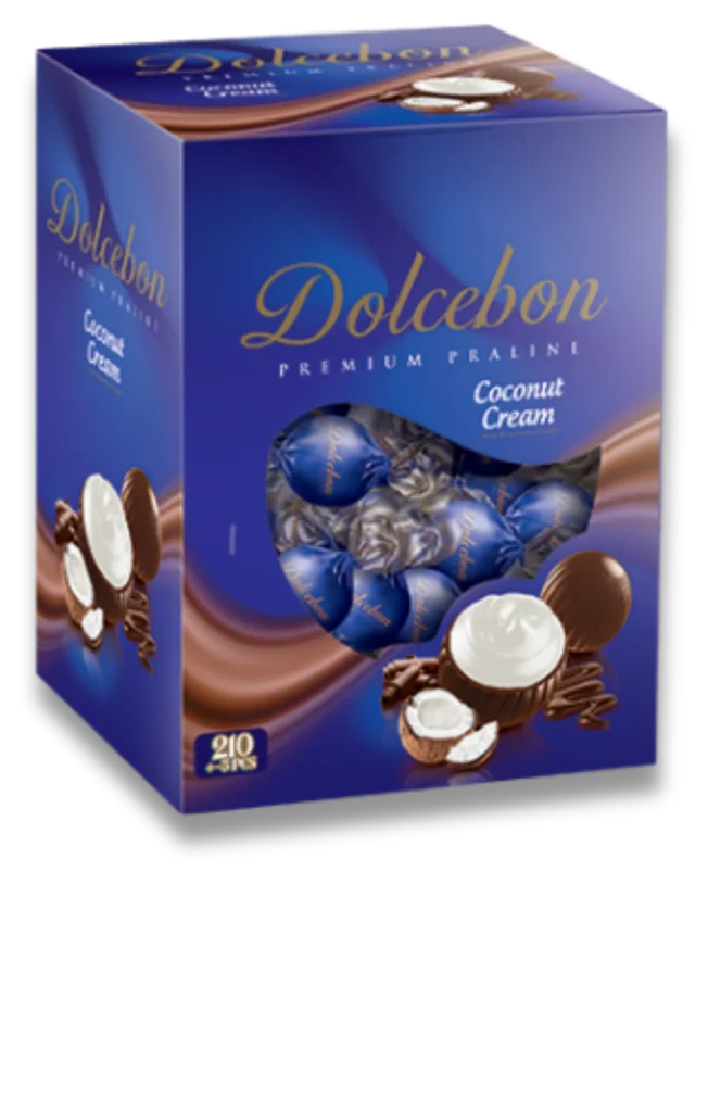 Dolcebon - Coconut Cream Filled Premium Praline 2 kg Box For Serving by Most Food