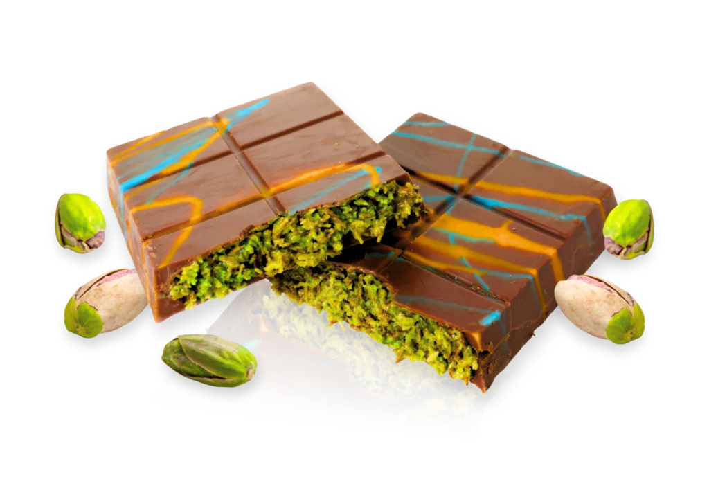 Most Food - Pistachio Filled Chocolate Bar (Dubai Chocolate) by Brandicate