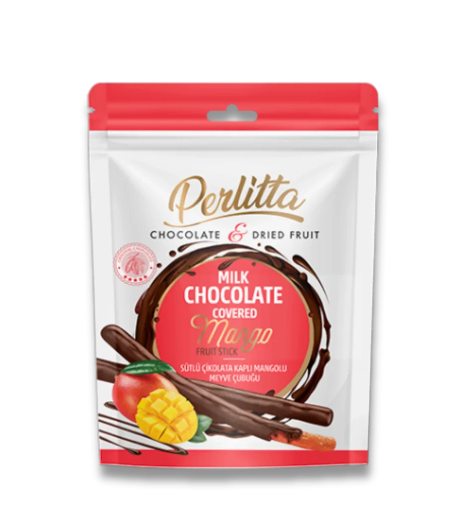 Perlitta - Milk Chocolate Covered Mango Fruit Stick by Most Food