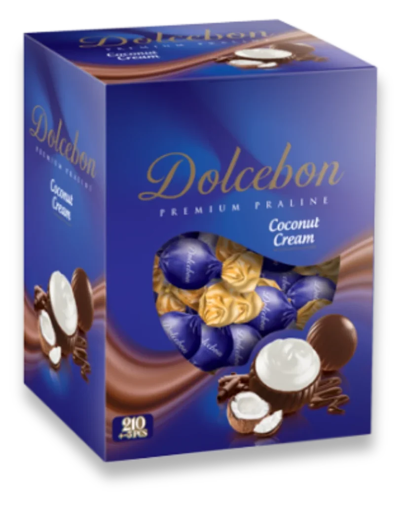 Dolcebon - Coconut Cream Filled Premium Praline 2 kg Box For Serving by Most Food