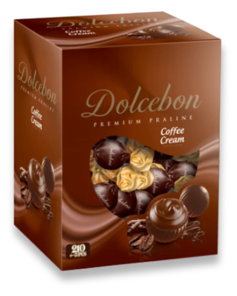 Dolcebon - Coffee Cream Filled Premium Praline Box 2 kg Box For Serving by Most Food