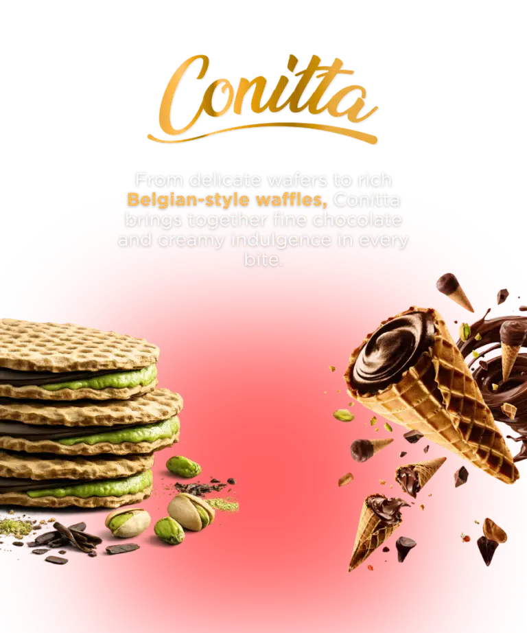 Conitta Waffle Crisps and Chocolate Fruit Sticks Mobile Banner - Most Food by Brandicate