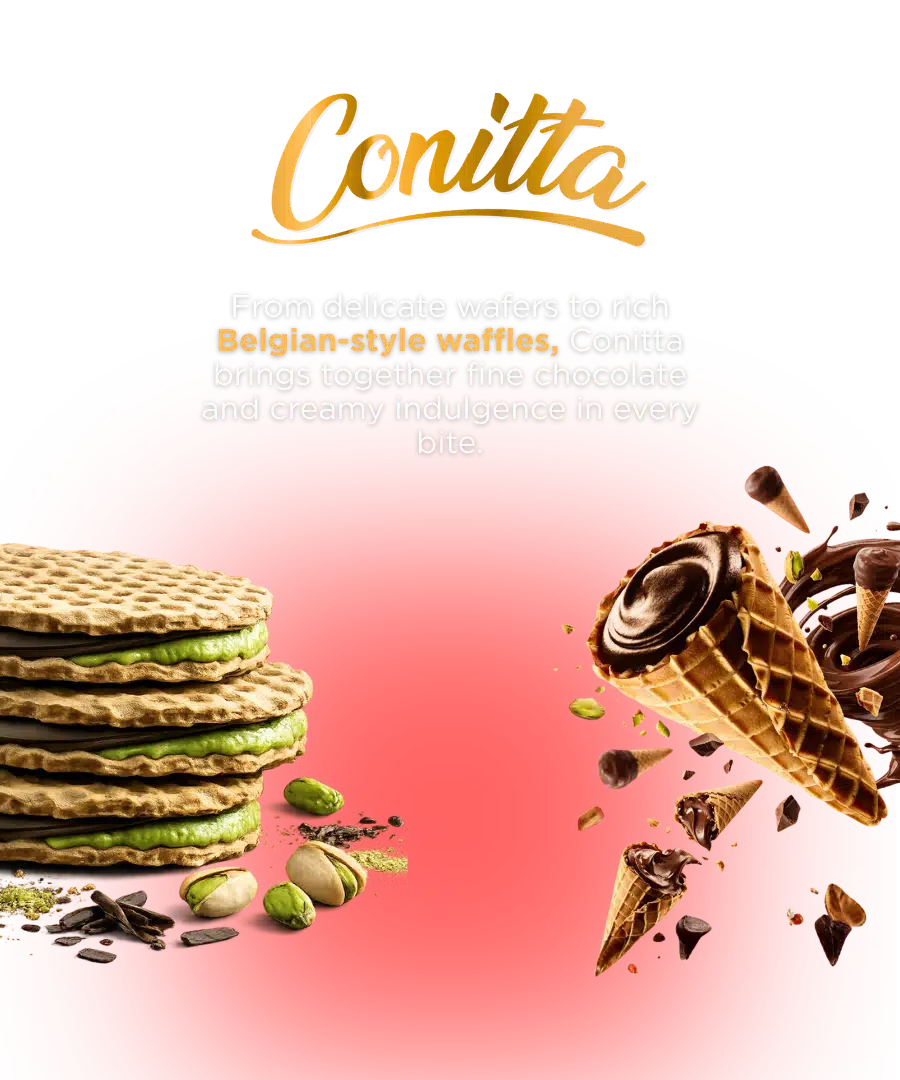 Conitta Waffle Crisps and Chocolate Fruit Sticks Mobile Banner - Most Food by Brandicate