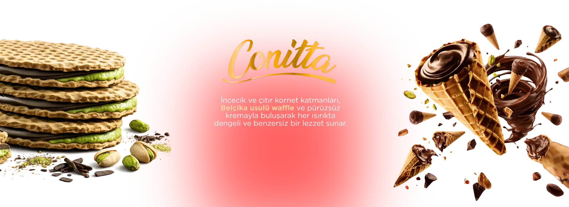 Conitta Çıtır Bisküvi ve Çikolata Kaplı Meyve Çubukları Masaüstü Banner – Most Food by Brandicate