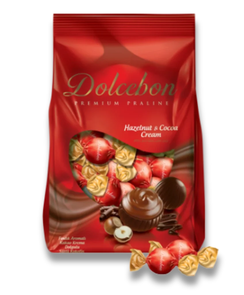 Dolcebon - Hazelnut Cream Filled Premium Praline 1 kg Pack For Serving by Most Food