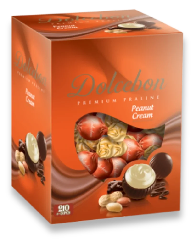 Dolcebon - Peanut Cream Filled Premium Praline Box 2 kg Box For Serving by Most Food